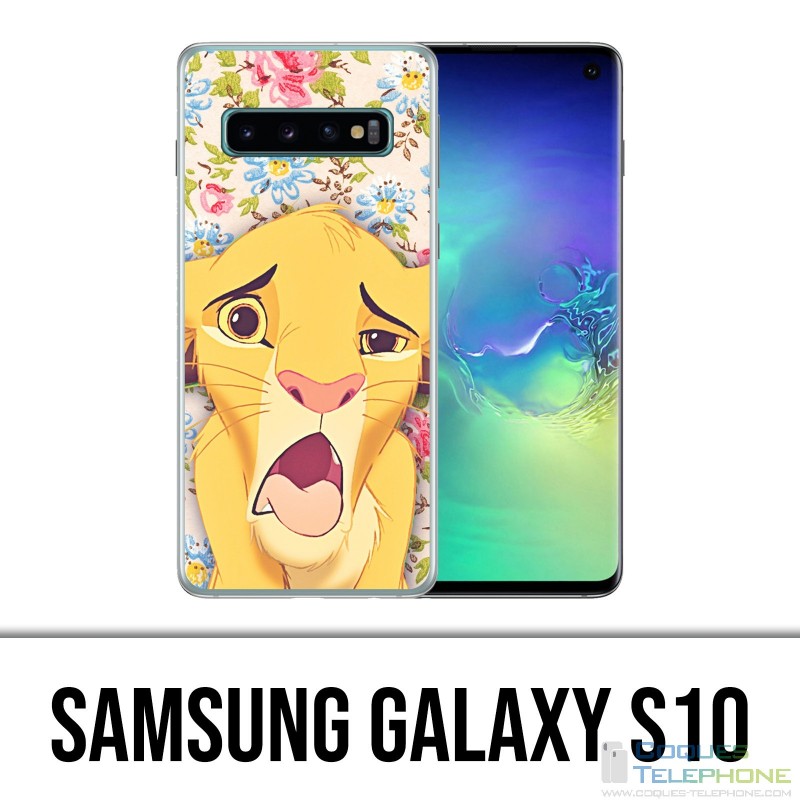 Samsung Galaxy S10 Hülle - Lion King Simba Grimasse