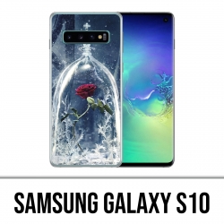 Coque Samsung Galaxy S10 - Rose Belle Et La Bete