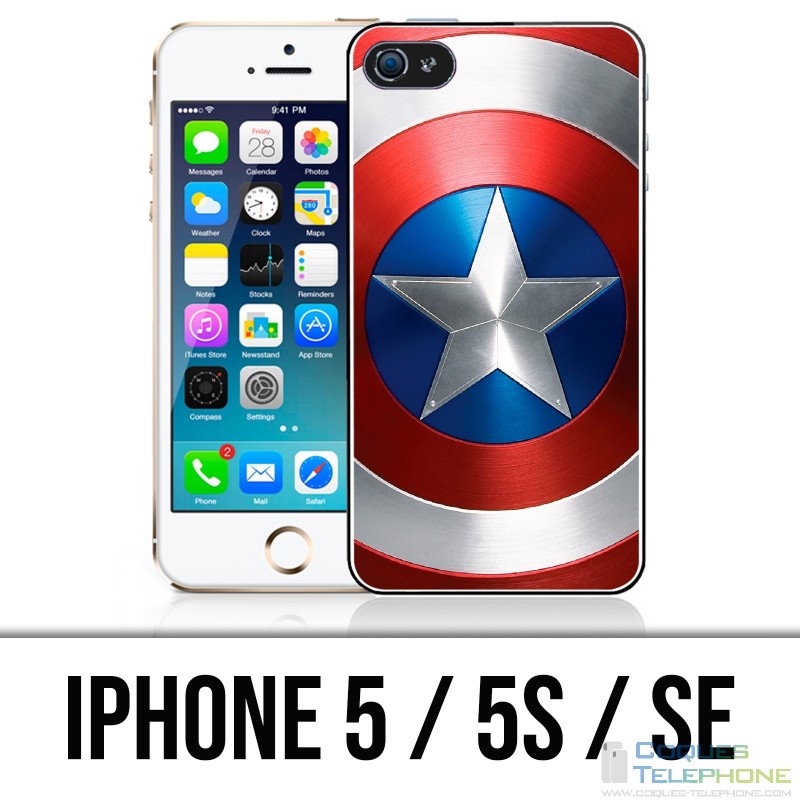 IPhone 5 / 5S / SE Hülle - Captain America Avengers Shield