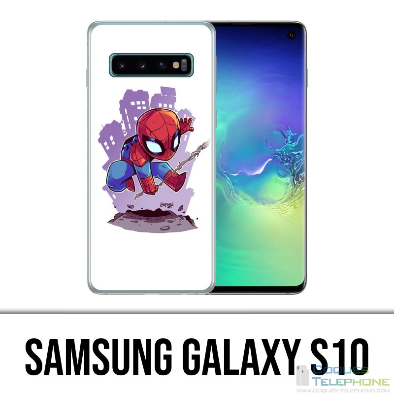 Coque Samsung Galaxy S10 - Spiderman Cartoon