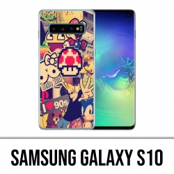 Custodia Samsung Galaxy S10 - Adesivi vintage 90S