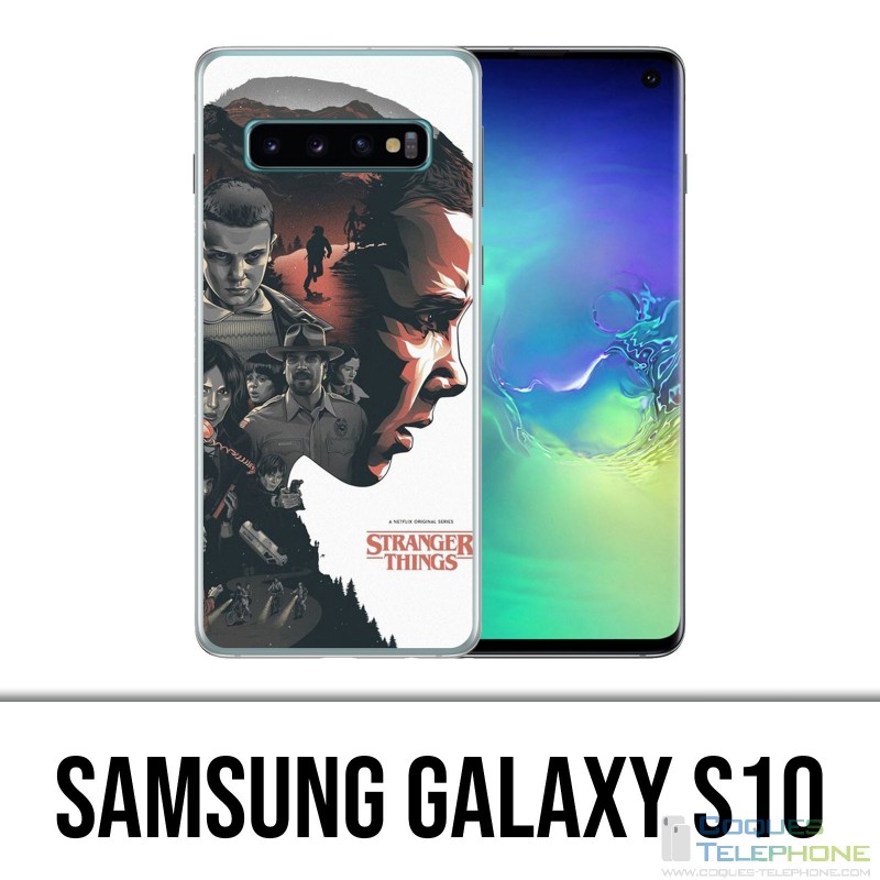 Carcasa Samsung Galaxy S10 - Stranger Things Fanart