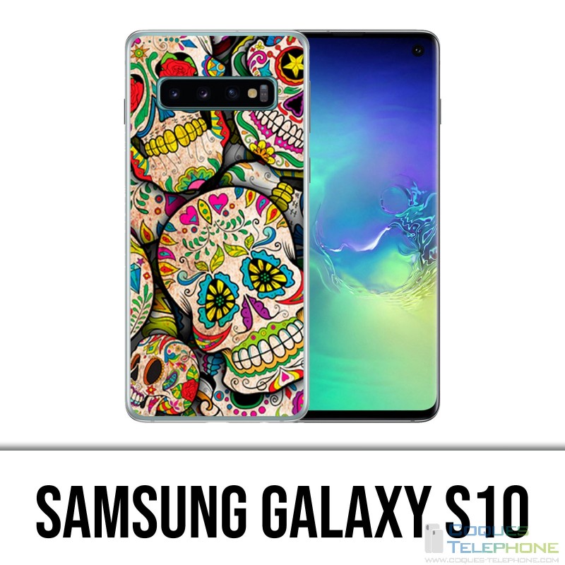 Coque Samsung Galaxy S10 - Sugar Skull