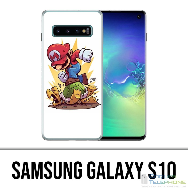 Custodia Samsung Galaxy S10 - Super Mario Turtle Cartoon