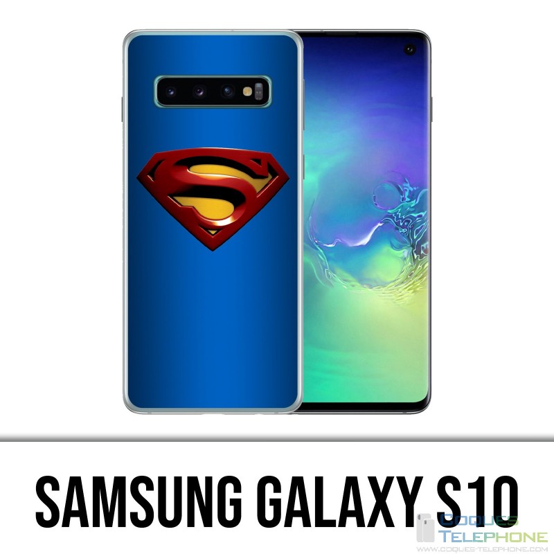 Carcasa Samsung Galaxy S10 - Logotipo de Superman