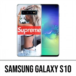 Samsung Galaxy S10 Hülle - Supreme Marylin Monroe