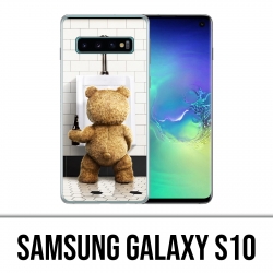 Coque Samsung Galaxy S10 - Ted Toilettes