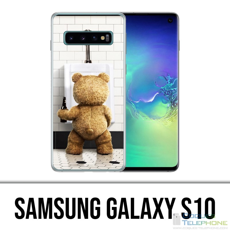 Coque Samsung Galaxy S10 - Ted Toilettes