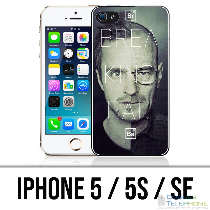 Coque iPhone 5 / 5S / SE - Breaking Bad Visages