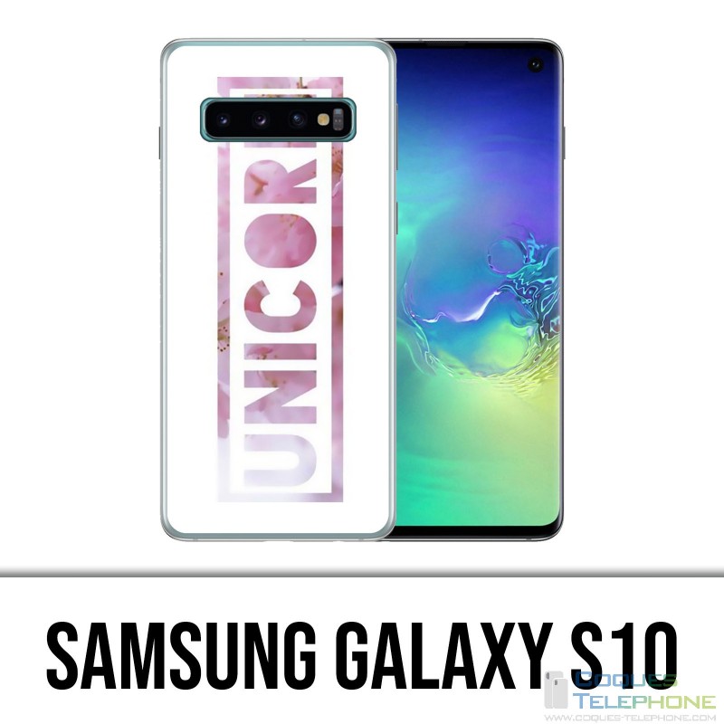 Custodia Samsung Galaxy S10 - Unicorn Unicorn Flowers