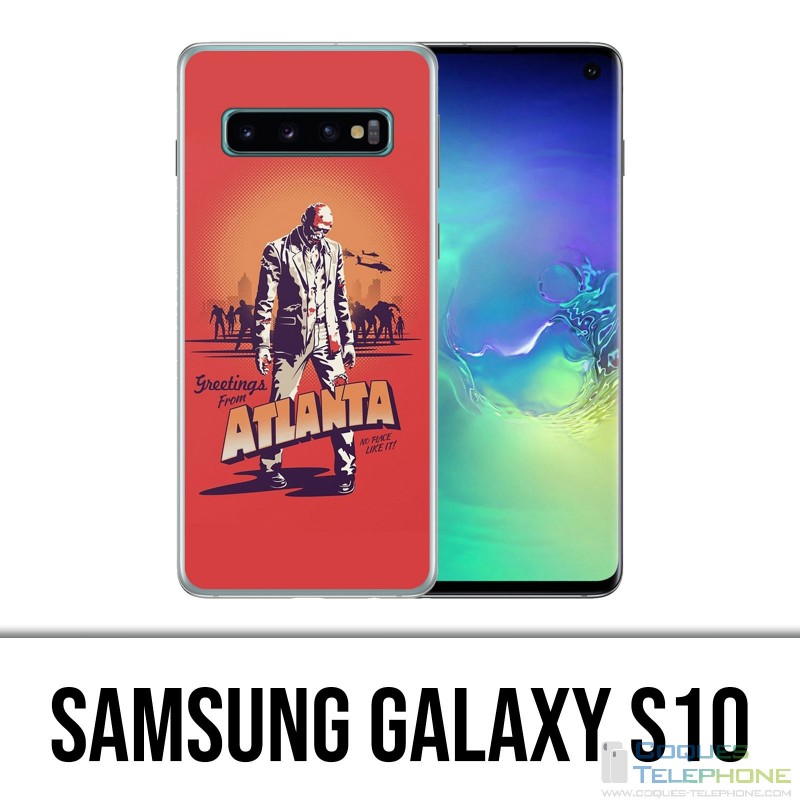 Carcasa Samsung Galaxy S10 - Walking Dead Saludos desde Atlanta