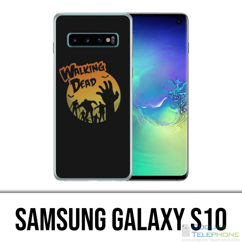 Carcasa Samsung Galaxy S10 - Logotipo de Walking Dead Vintage