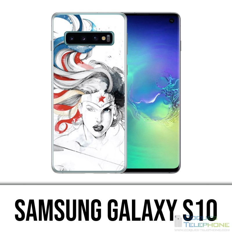 Samsung Galaxy S10 Hülle - Wonder Woman Art Design