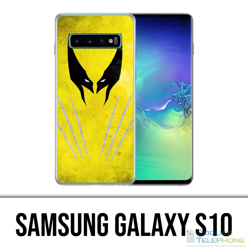 Carcasa Samsung Galaxy S10 - Xmen Wolverine Art Design