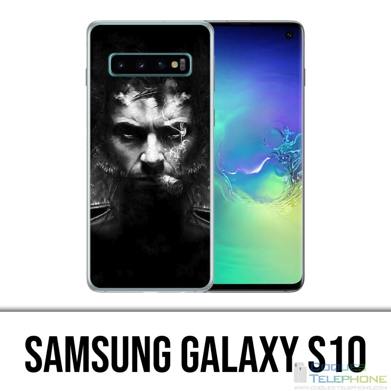 Carcasa Samsung Galaxy S10 - Xmen Wolverine Cigar