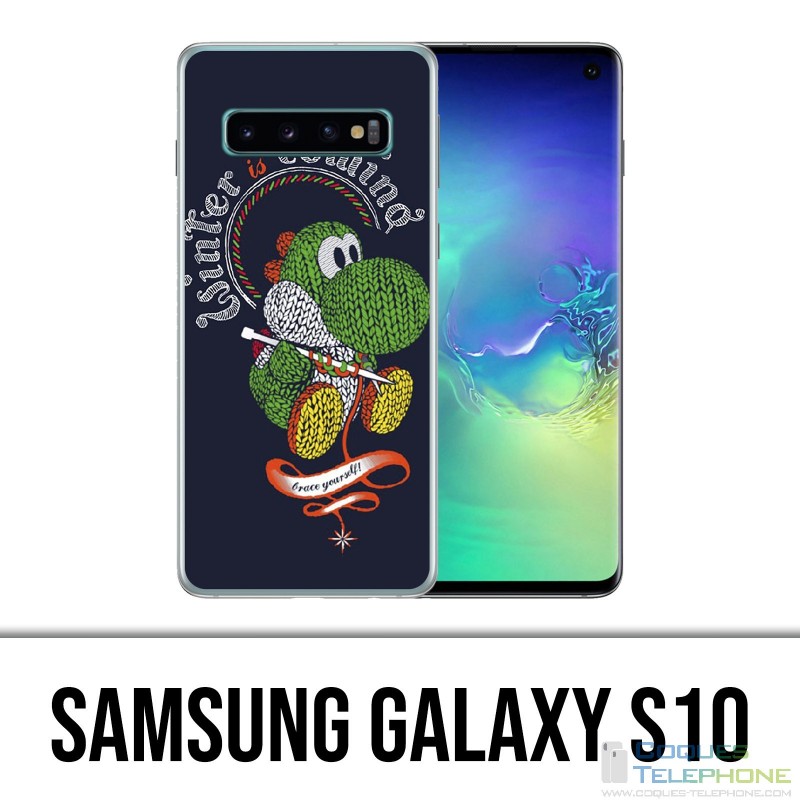 Coque Samsung Galaxy S10 - Yoshi Winter Is Coming