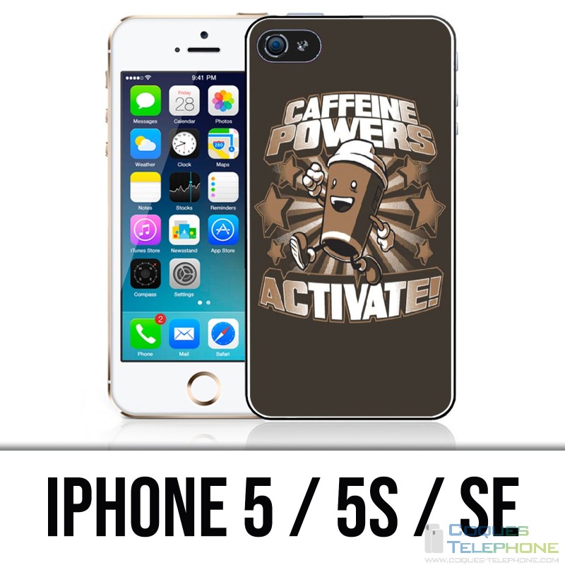 IPhone 5 / 5S / SE Hülle - Cafeine Power