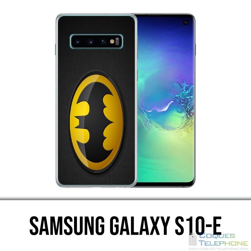 Carcasa Samsung Galaxy S10e - Batman Logo Classic Amarillo Negro