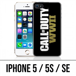 Custodia per iPhone 5 / 5S / SE - Logo Call Of Duty Ww2