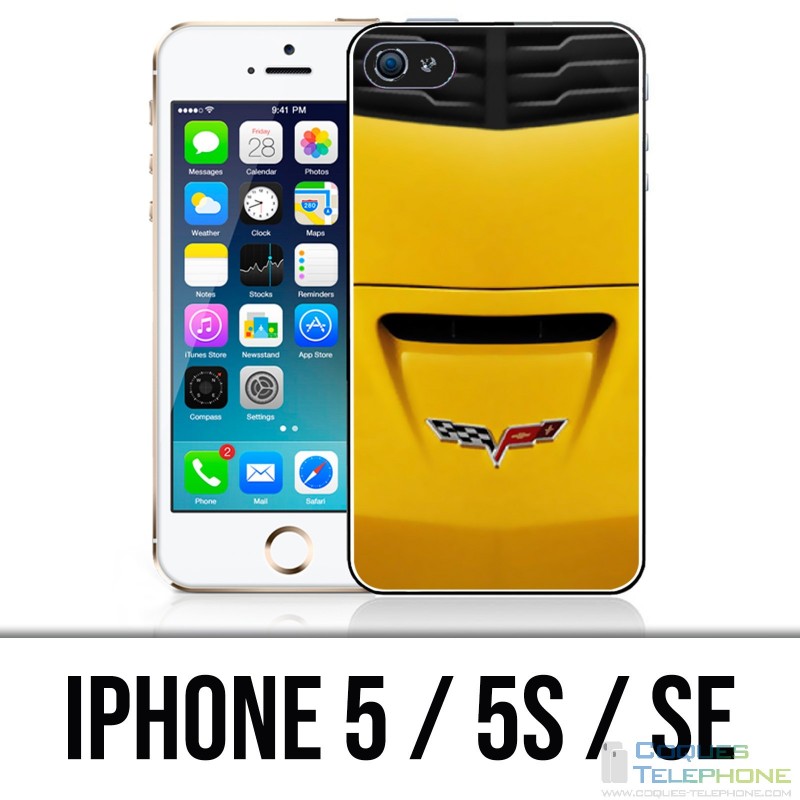 Coque iPhone 5 / 5S / SE - Capot Corvette