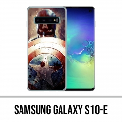 Samsung Galaxy S10e Hülle - Captain America Grunge Avengers