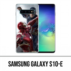 Custodia Samsung Galaxy S10e - Captain America Iron Man Avengers Vs
