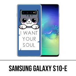 Carcasa Samsung Galaxy S10e - Chat Quiero tu alma