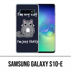 Coque Samsung Galaxy S10e - Chat Not Fat Just Fluffy