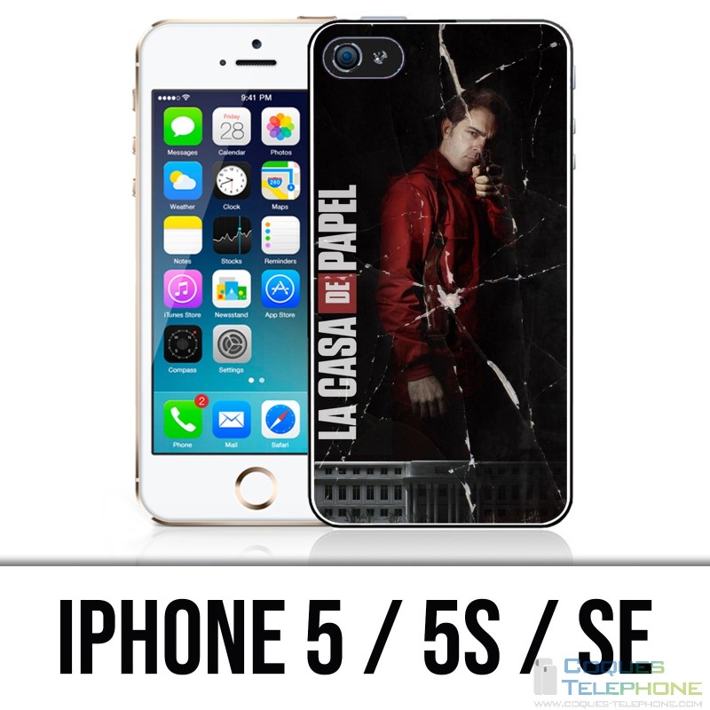 IPhone 5 / 5S / SE Case - Casa De Papel Berlin Split Mask