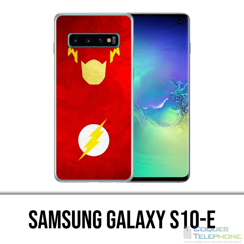 Carcasa Samsung Galaxy S10e - Dc Comics Flash Art Design