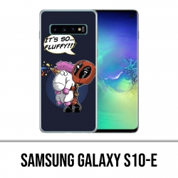 Samsung Galaxy S10e Hülle - Deadpool Flauschiges Einhorn