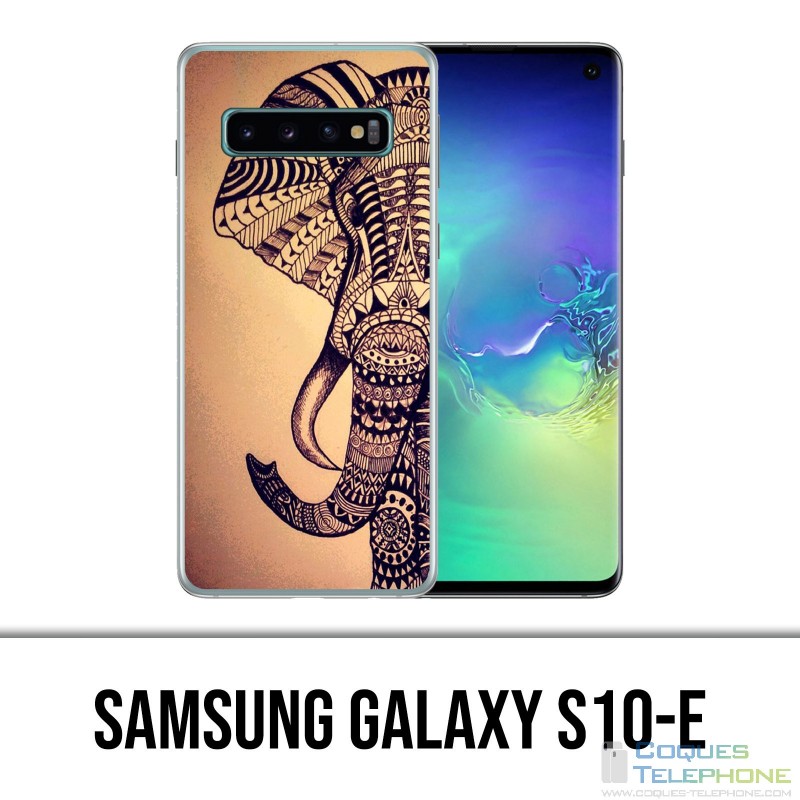 Carcasa Samsung Galaxy S10e - Elefante Azteca Vintage