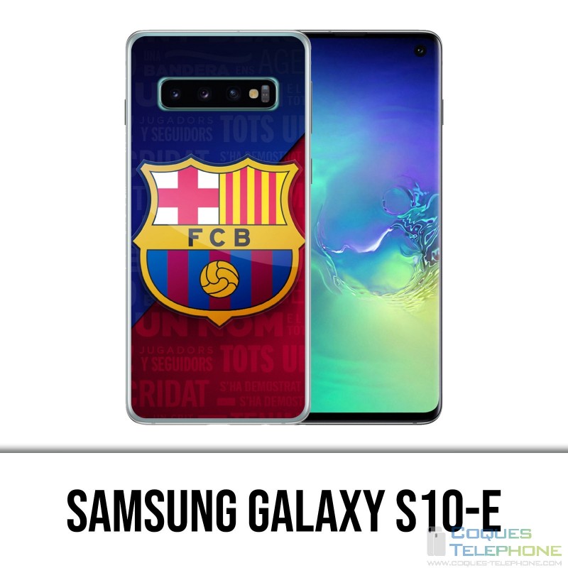 Carcasa Samsung Galaxy S10e - Football Fc Barcelona Logo