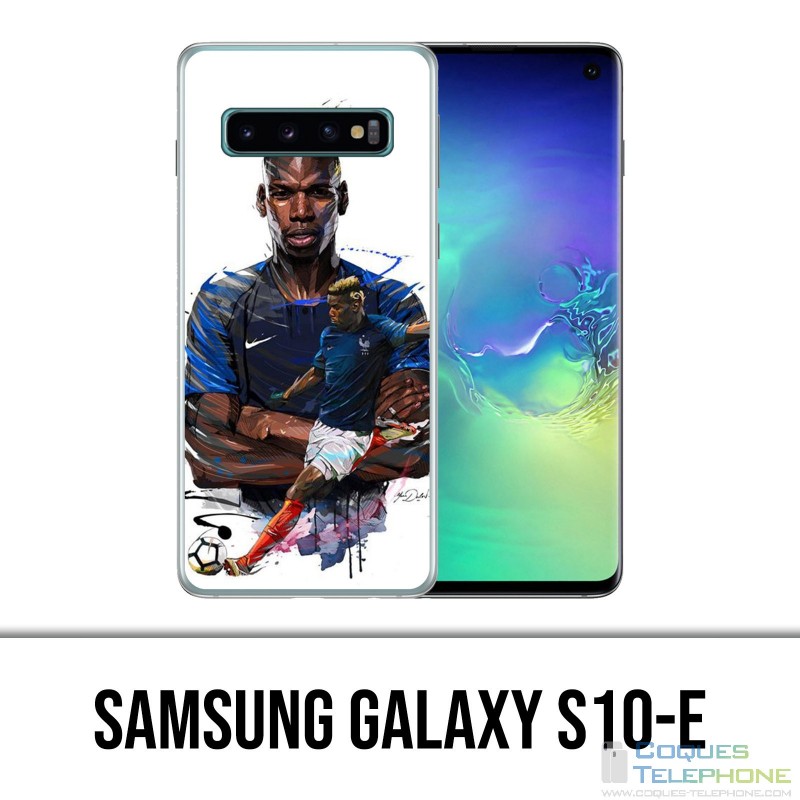 Carcasa Samsung Galaxy S10e - Fútbol Francia Pogba Drawing