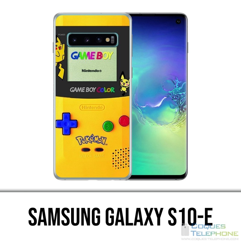 Custodia Samsung Galaxy S10e - Game Boy Colore Pikachu Giallo Pokeì lun