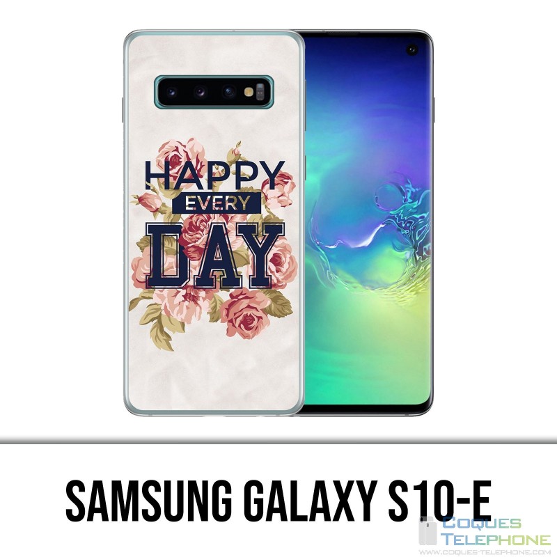 Samsung Galaxy S10e Hülle - Happy Every Days Roses