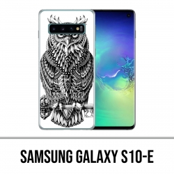 Coque Samsung Galaxy S10e - Hibou Azteque