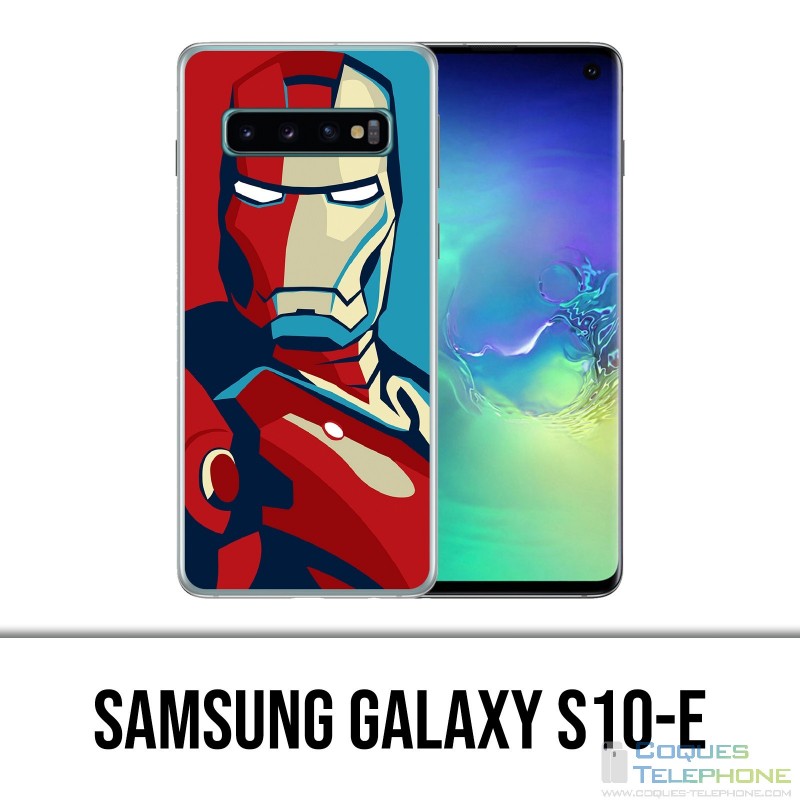 Samsung Galaxy S10e Hülle - Iron Man Design Poster