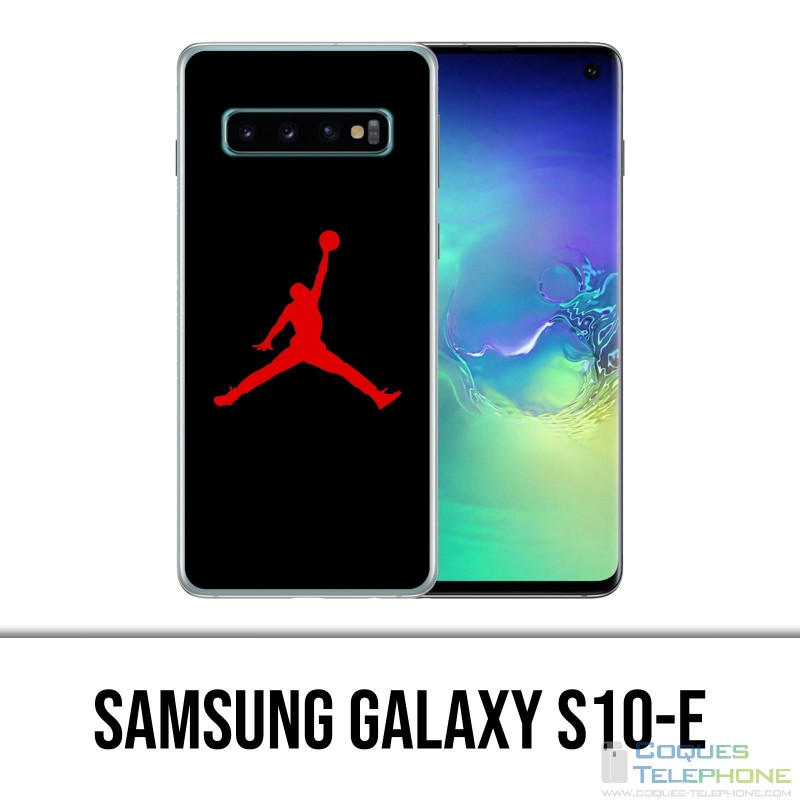 Custodia Samsung Galaxy S10e - Jordan Basketball Logo nera