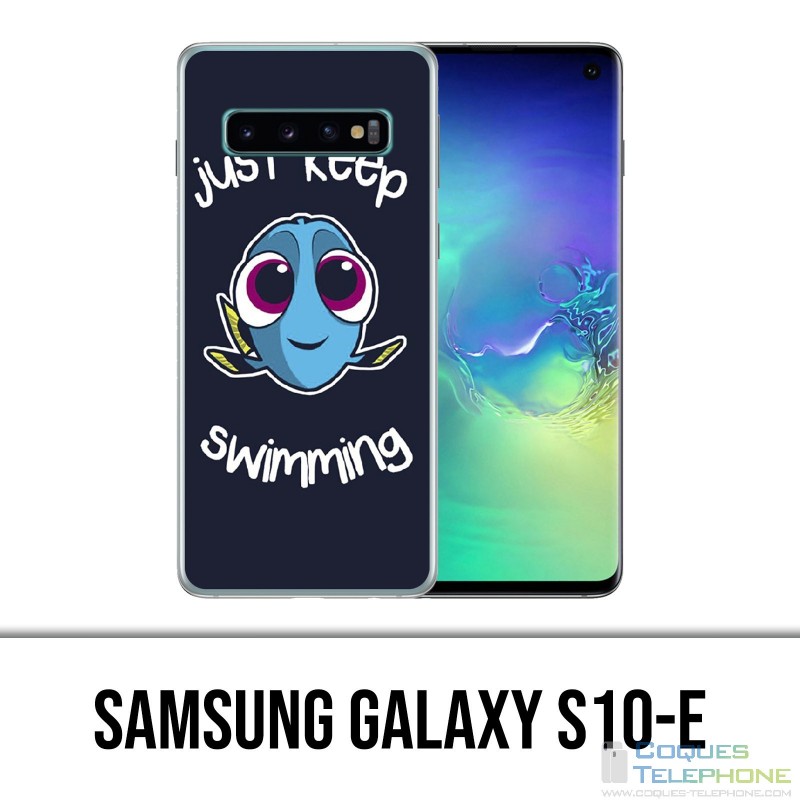 Coque Samsung Galaxy S10e - Just Keep Swimming