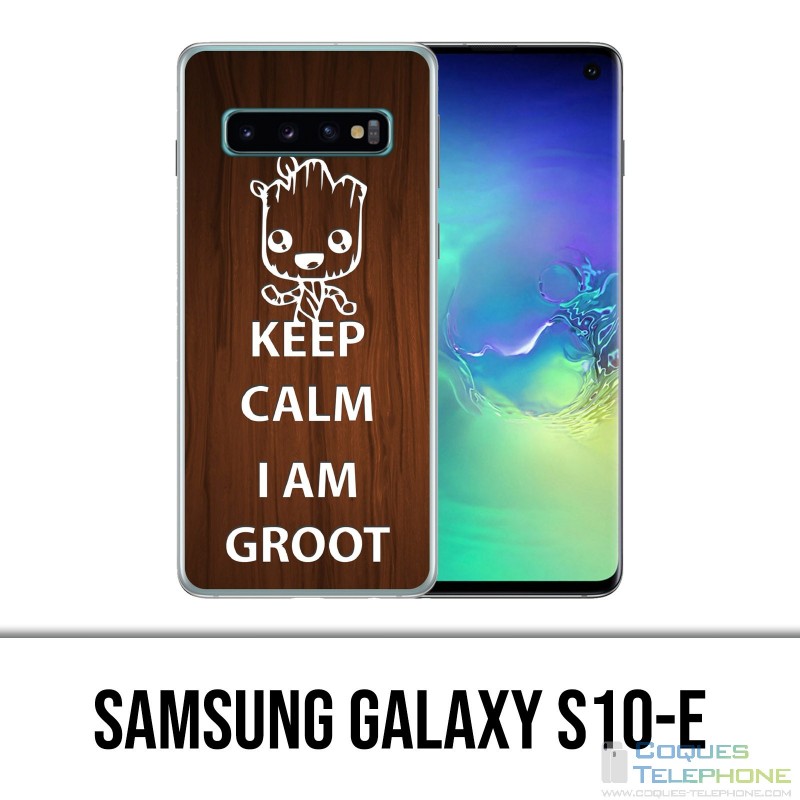 Carcasa Samsung Galaxy S10e - Mantenga la calma Groot