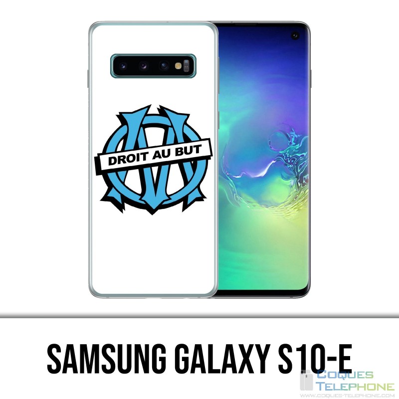 Coque Samsung Galaxy S10e - Logo Om Marseille Droit Au But