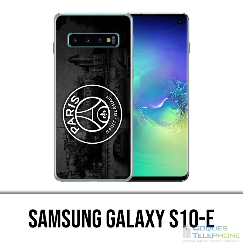 Carcasa Samsung Galaxy S10e - Logo Psg Fondo Negro