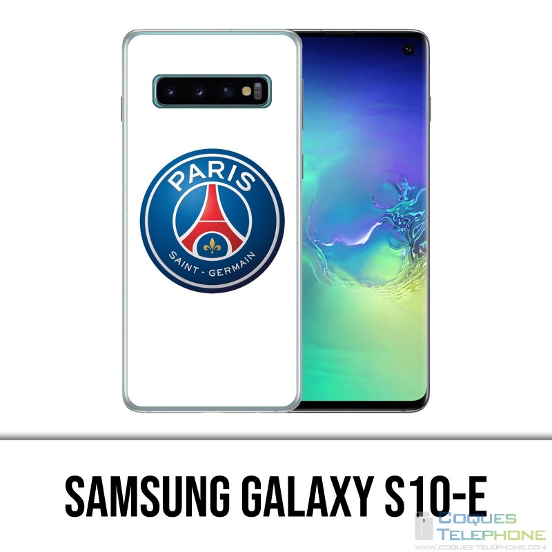 Carcasa Samsung Galaxy S10e - Logo Psg Fondo blanco