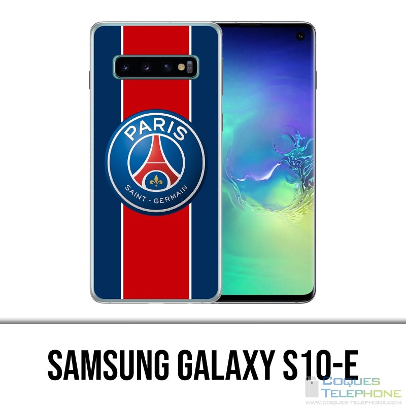 Carcasa Samsung Galaxy S10e - Logo Psg Nueva Banda Roja