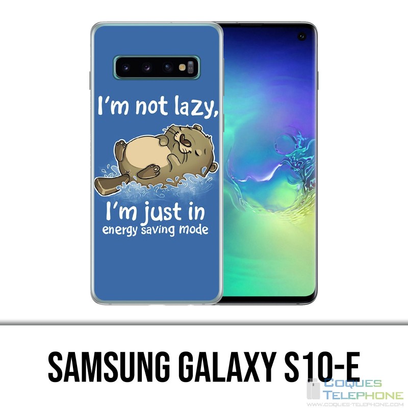 Coque Samsung Galaxy S10e - Loutre Not Lazy