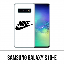 Custodia Samsung Galaxy S10e - Logo Nike bianco