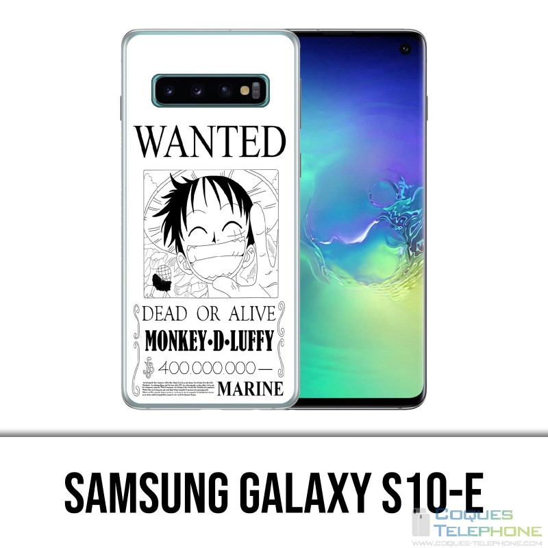 Carcasa Samsung Galaxy S10e - One Piece Wanted Luffy