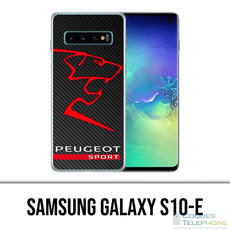 Coque Samsung Galaxy S10e - Peugeot Sport Logo