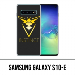 Custodia Samsung Galaxy S10e - Pokemon Go Team Giallo Grunge